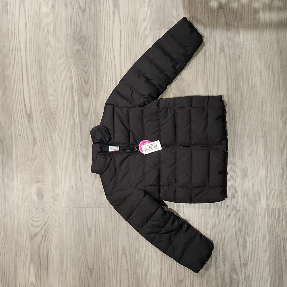 Children's Place Black Puffer Coat Size Extra Small